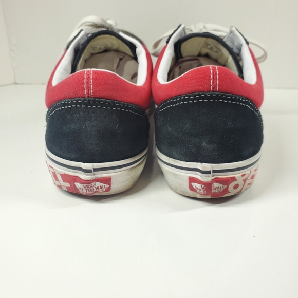 Vans Red Off the Wall Mens Sneakers - Picture 7 of 12